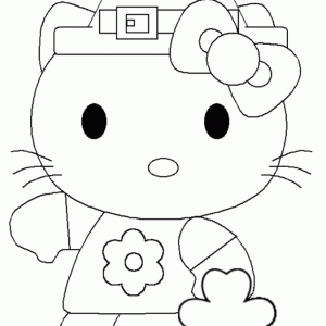 Desenho da Hello Kitty para colorir 211