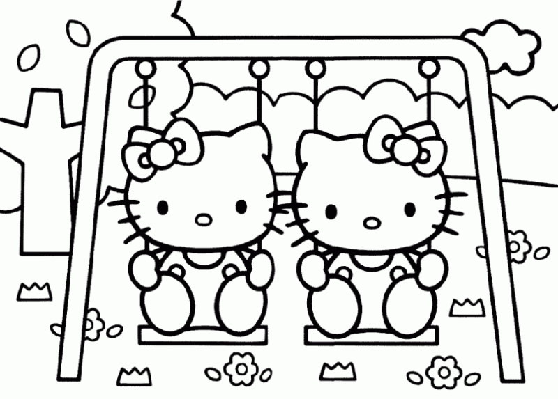Desenho da Hello Kitty para colorir 214