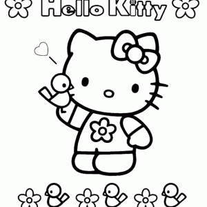 Desenho da Hello Kitty para colorir 215
