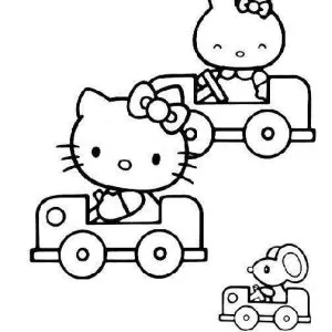 Desenho da Hello Kitty para colorir 216