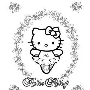 Desenho da Hello Kitty para colorir 218