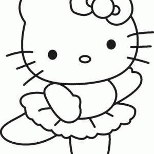 Desenho da Hello Kitty para colorir 224
