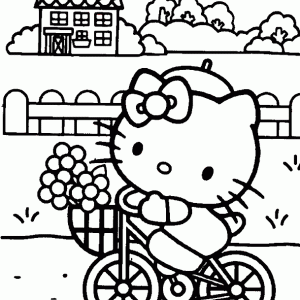 Desenho da Hello Kitty para colorir 227