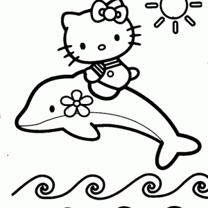 Desenho da Hello Kitty para colorir 228