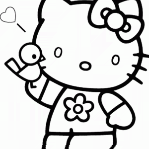 Desenho da Hello Kitty para colorir 229