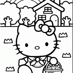 Desenho da Hello Kitty para colorir 230