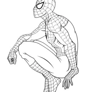 Desenho do Homem-Aranha para colorir 50