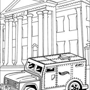 Desenho de carro para colorir 59