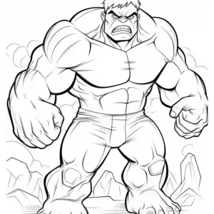 Desenho do Hulk para colorir 29