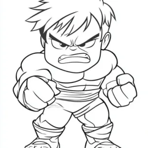 Desenho do Hulk para colorir 33