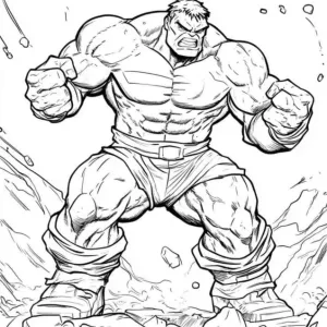 Desenho do Hulk para colorir 36