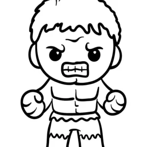 Desenho do Hulk para colorir 39