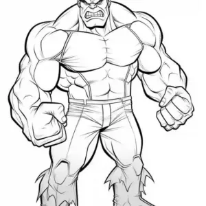 Desenho do Hulk para colorir 41
