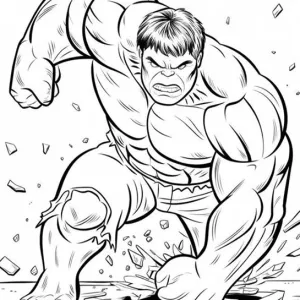 Desenho do Hulk para colorir 44