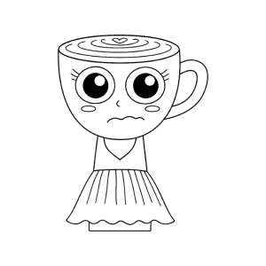 Desenho de Italian Brainrot para colorir 1