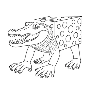 Desenho de Italian Brainrot para colorir 6