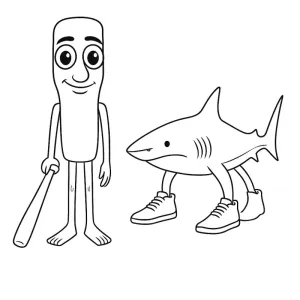 Desenho de Italian Brainrot para colorir 16