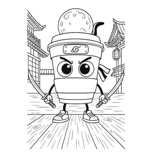 Desenho de Italian Brainrot para colorir 19