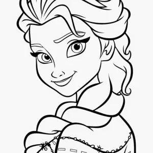 Desenho do Frozen para colorir 50