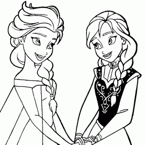 Desenho do Frozen para colorir 52