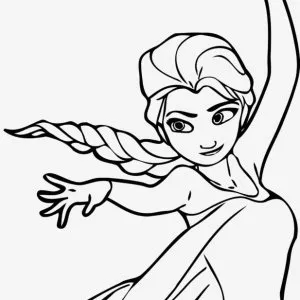 Desenho do Frozen para colorir 53