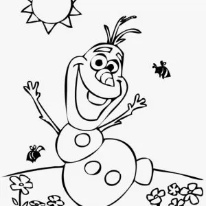 Desenho do Frozen para colorir 54