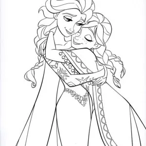 Desenho do Frozen para colorir 55