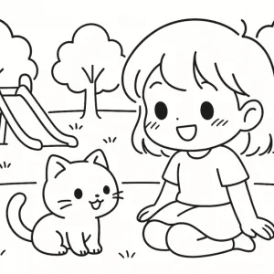 Desenho fofo para colorir 13