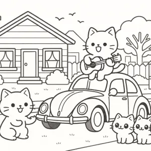 Desenho fofo para colorir 15