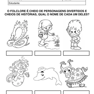 Ficha de alfabetização para colorir 18