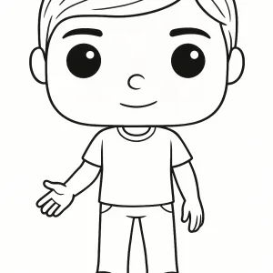 Desenho de Funko Pop para colorir 5