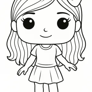 Desenho de Funko Pop para colorir 6