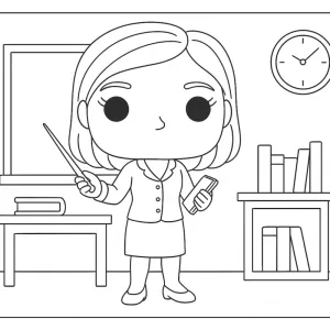 Desenho de Funko Pop para colorir 10
