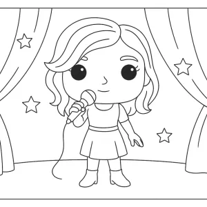 Desenho de Funko Pop para colorir 11