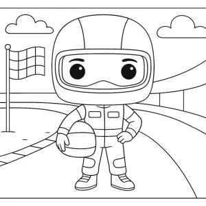 Desenho de Funko Pop para colorir 12