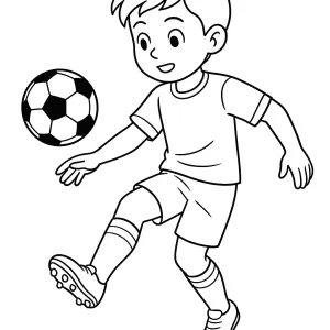 Desenho de jogador de futebol para colorir 42