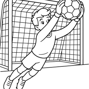 Desenho de jogador de futebol para colorir 44