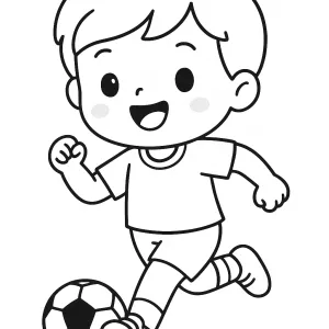Desenho de jogador de futebol para colorir 51