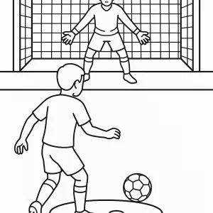 Desenho de jogador de futebol para colorir 55