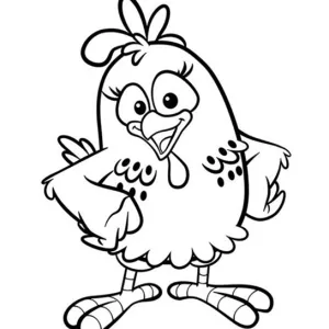 Desenho da Galinha Pintadinha para colorir 22