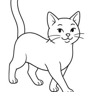 Desenho de gato para colorir 33