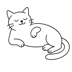 Desenho de gato para colorir 35
