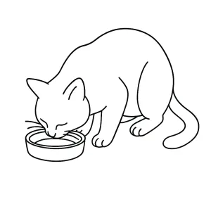 Desenho de gato para colorir 36