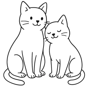 Desenho de gato para colorir 40