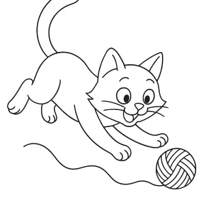 Desenho de gato para colorir 42