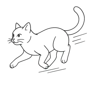 Desenho de gato para colorir 44