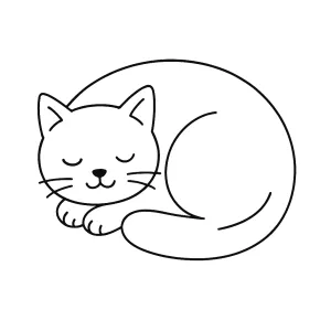 Desenho de gato para colorir 49