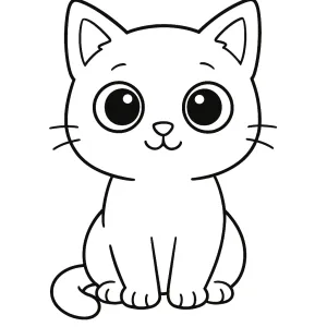 Desenho de gato para colorir 50