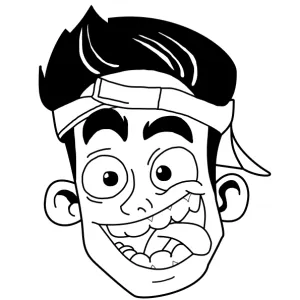 Desenho do Enaldinho para colorir 1