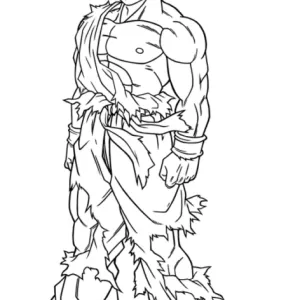 Desenho de anime para colorir 231
